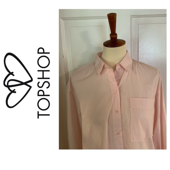 Topshop Tops - Topshop Peach Blouse. Size 6.